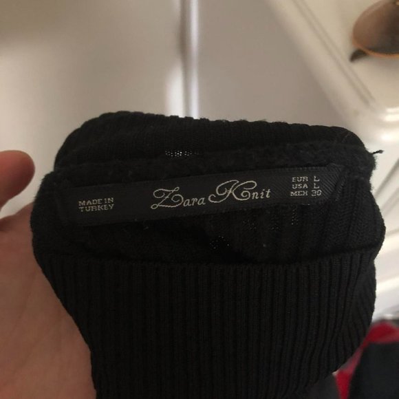 Zara black turtleneck sweater - Picture 4 of 4